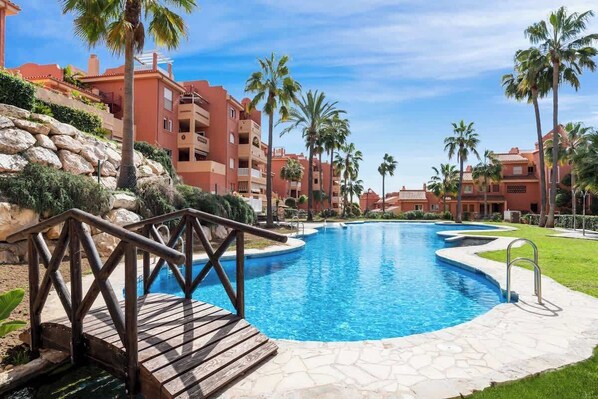 Pool - Reserva De Marbella apt by Costarentals - Ref M43 (Artola)