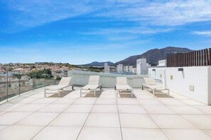 Terrace/patio - Stunning Infinity Pool apt by Costarentals - Ref M44 (Estepona)