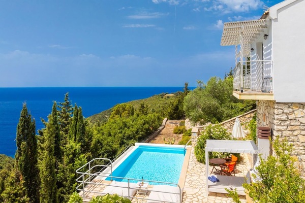 Beautiful villa with private pool and terrace with panoramic sea views
