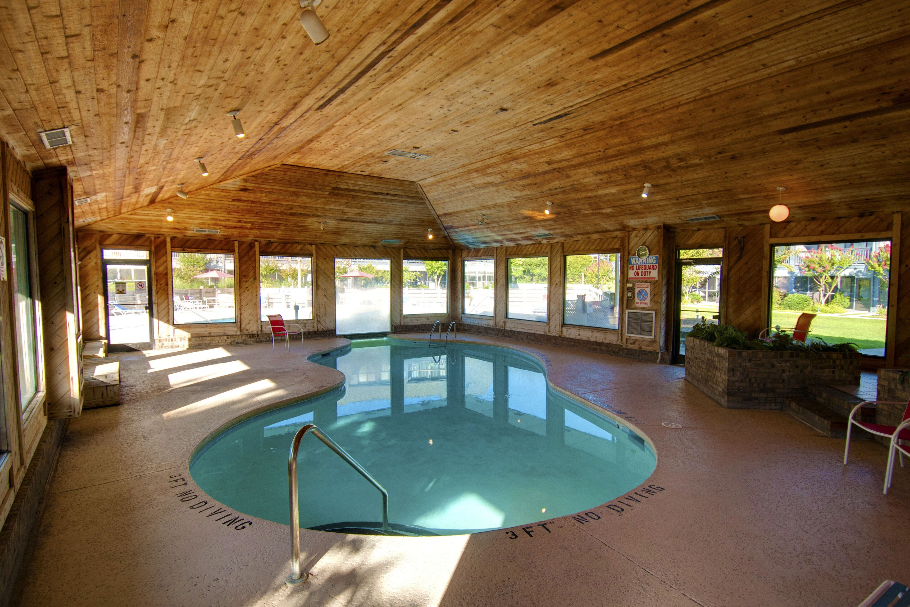 Indoor pool, outdoor pool