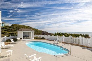 A heated pool - Diamond Girl, Oceanfront House in Emerald Isle, NC! (Emerald Isle)