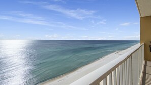 Property grounds - Beautiful, Tropic Winds Beachfront Condo 2BR,2BA Beach chair serves through oct. (Panama City Beach)