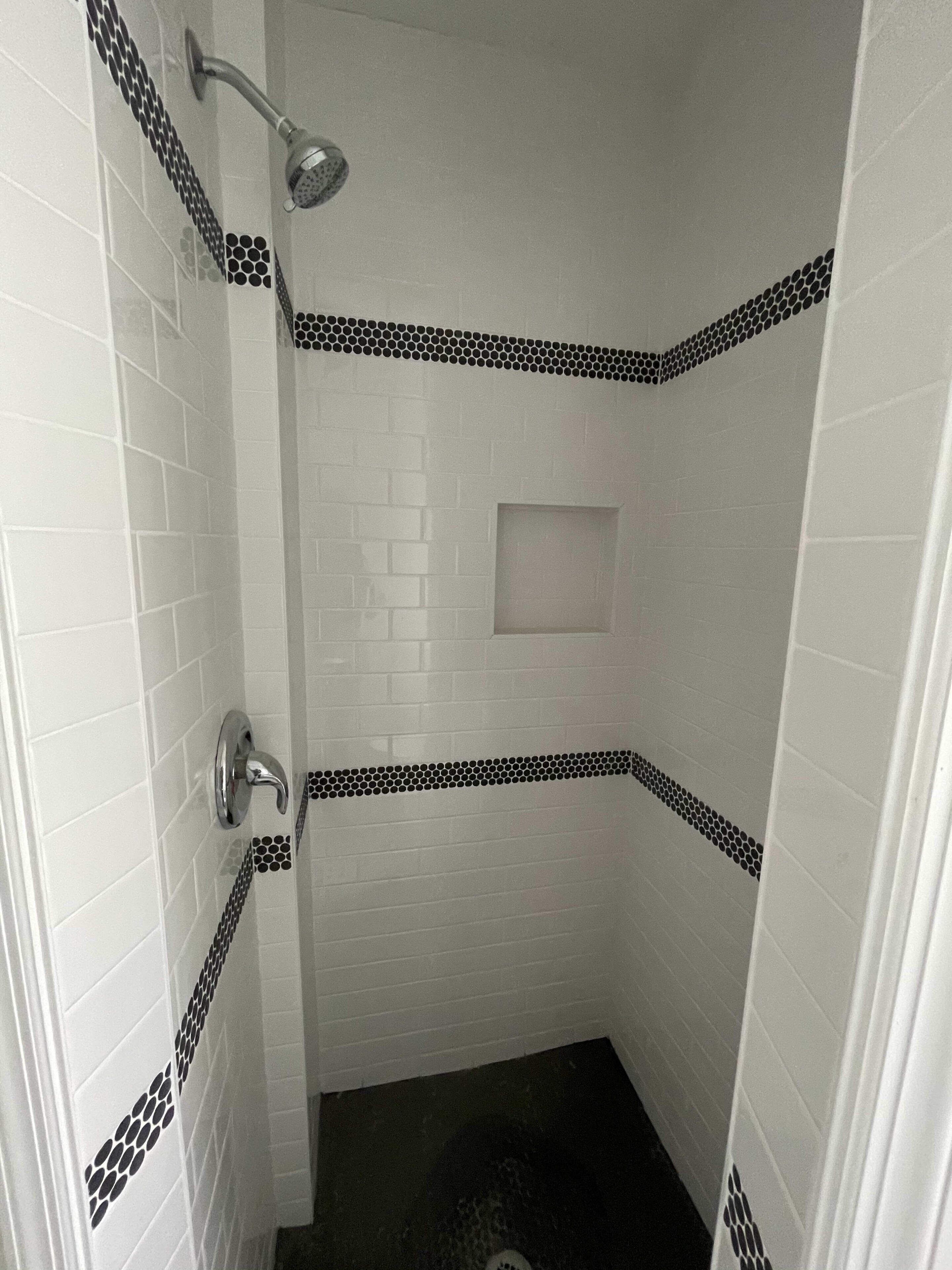Shower, towels