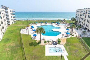 Indoor pool - Summer Winds A-513, Oceanfront Condo in Indian Beach, NC! (Indian Beach)