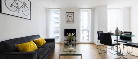 Appartement | Coin séjour | Télévision de 37 pouces avec chaßnes par satellite