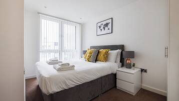 2 bedrooms, hypo-allergenic bedding, individually furnished