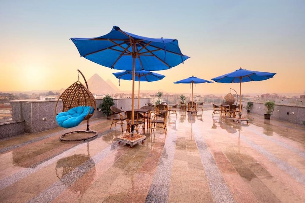 Blue Pyramids Eyes Hotel