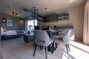 Panoramic Loft | Living area - Belia Lofts - ADULTS ONLY - Apartments (Appiano Sulla Strada del Vino)