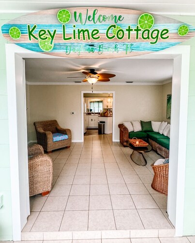 Key Lime Cottage - MINUTES from the beach, Ocean Center, Pictona & downtown!!