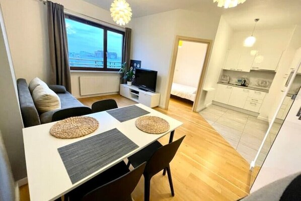 Living area - Concept Mokotów Prime Apartment (Warszawa)