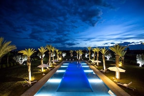 Indoor pool, a heated pool - Villa Namira - Seven Bedroom Villa, Sleeps 16 (Marrakesh)