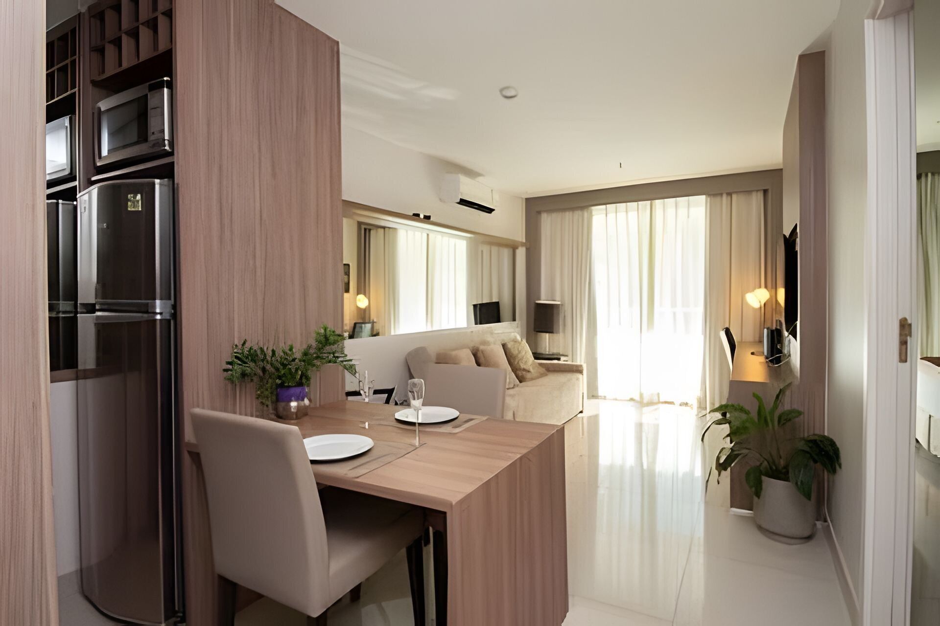 Apartamento básico | Parte interna