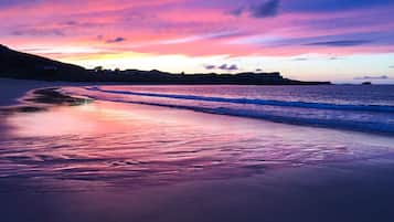 On the beach