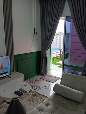 Living area - Nilam Prima Cottage Homestay Tasek Gelugor, penang (Tasek Gelugor)
