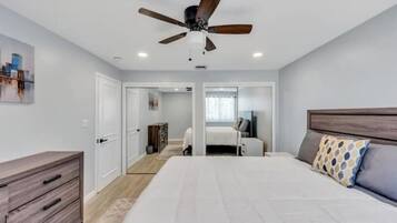 4 habitaciones, tabla de planchar con plancha y wifi gratis