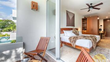 1 slaapkamer, een strijkplank/strijkijzer, gratis wifi, beddengoed