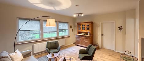 Smart TV, table football, books