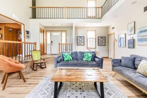 TV connectée, cheminée