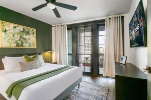 4 dormitorios, tabla de planchar con plancha, wifi y ropa de cama
