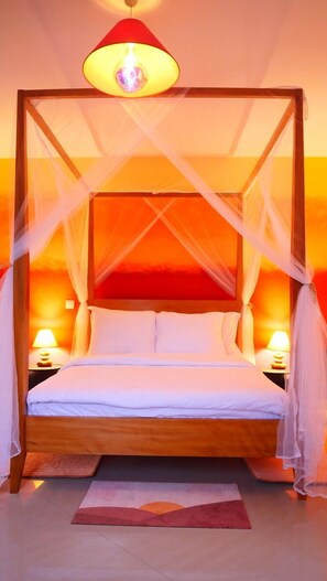 1 bedroom, iron/ironing board, Internet, bed sheets