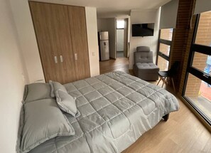 1 bedroom, iron/ironing board, WiFi, bed sheets - Trendy Urban spot apartment

 (Bogotá)