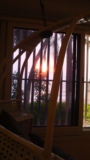 Signature Apartment, 1 Double Bed with Sofa bed, Beach View, Beachside | Terrace/patio - Résidence Tropicale (Libreville)