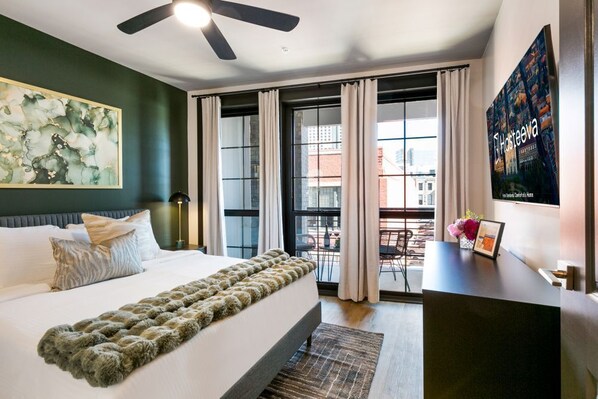 4 soverom, strykejern/-brett, wi-fi og sengetøy