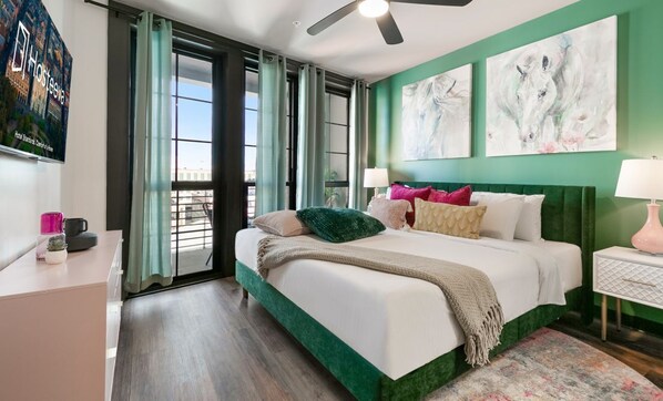 4 chambres, fer et planche à repasser, draps fournis