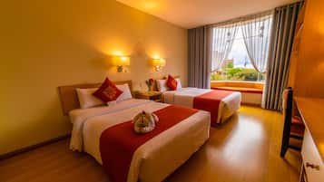 Standaard tweepersoonskamer | Luxe beddengoed, een minibar, een kluis op de kamer