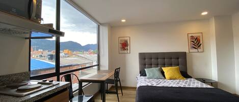 1 室のベッドルーム、WiFi、ベッドシーツ