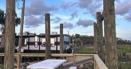 Gulf front RV Site, hook up and step up , take a breath and enjoy the sunsets
