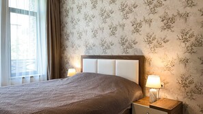 Comfort Apartment | 1 bedroom, blackout drapes, soundproofing, iron/ironing board - DANI LUX (Borjomi)