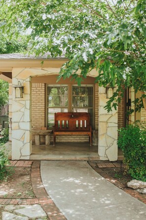 Terrace/patio - Historic Sayles Ranch- Huge Deck + Pool! (Abilene)