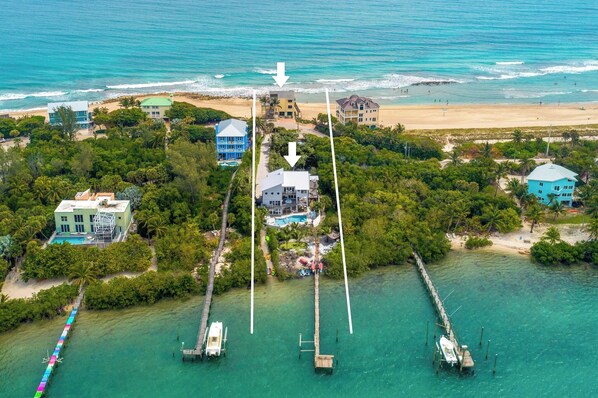 منظر من الجو على ارتفاع عالٍ