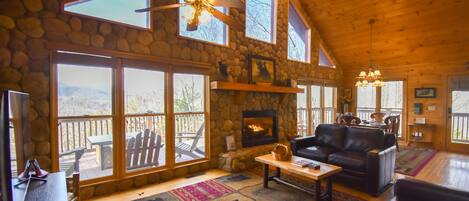 TV, fireplace, DVD player, table football