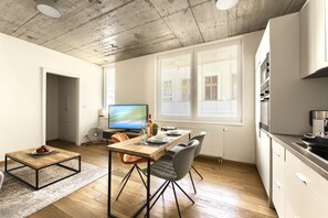 Dining - SOUK 13 - Contemporary Luxury One-Bedroom Apartments on Soukenicka (Hlavní mesto Praha)