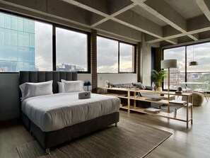 Apartamento (701) | 1 quarto, roupas de cama premium, ferros/tábuas de passar roupa