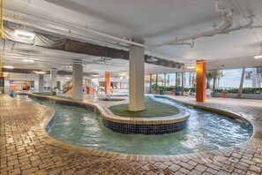 Indoor pool, a heated pool