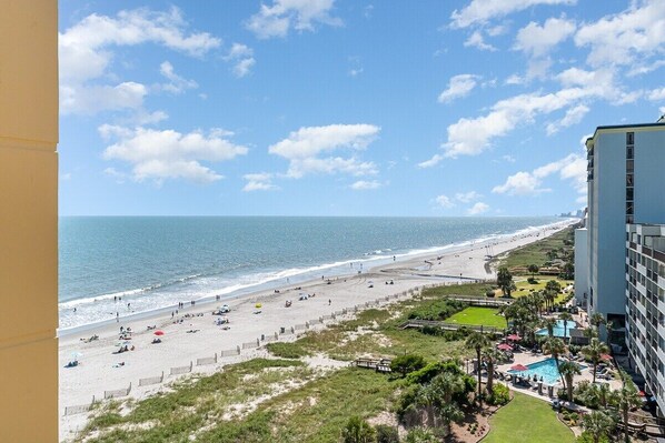 Accommodatie ligt op het strand