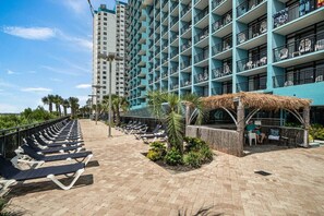 Terrace/patio - Direct Oceanfront Views, 4ppl (Myrtle Beach)
