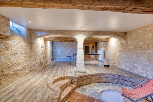 Villa Virginie Gîte 1 – Spacieuse maison climatisée avec piscine chauffée et spa