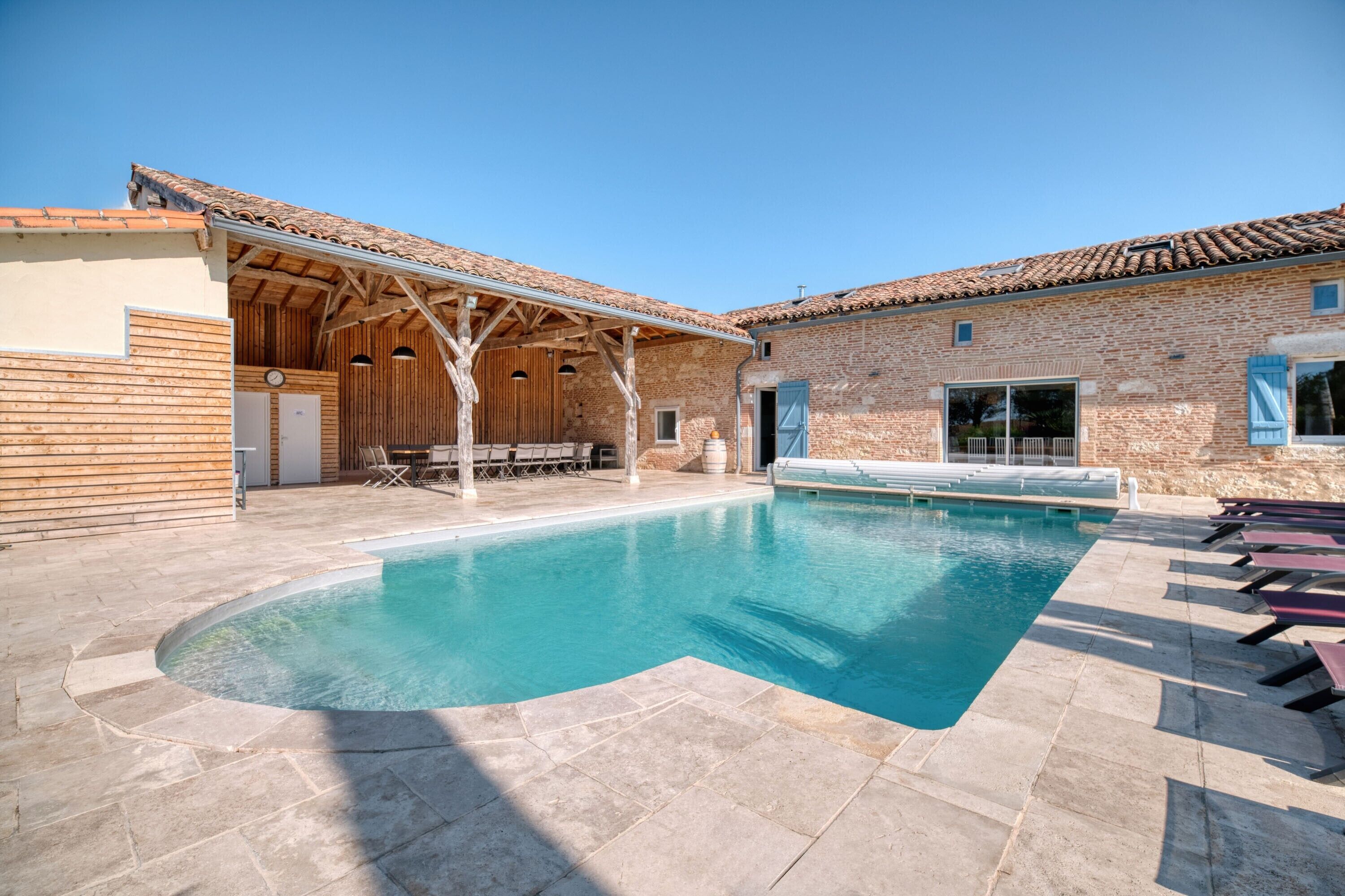Una piscina climatizada