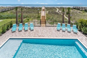 Pool - Oceanfront Private Pool 8BR Luxury Home (North Myrtle Beach)