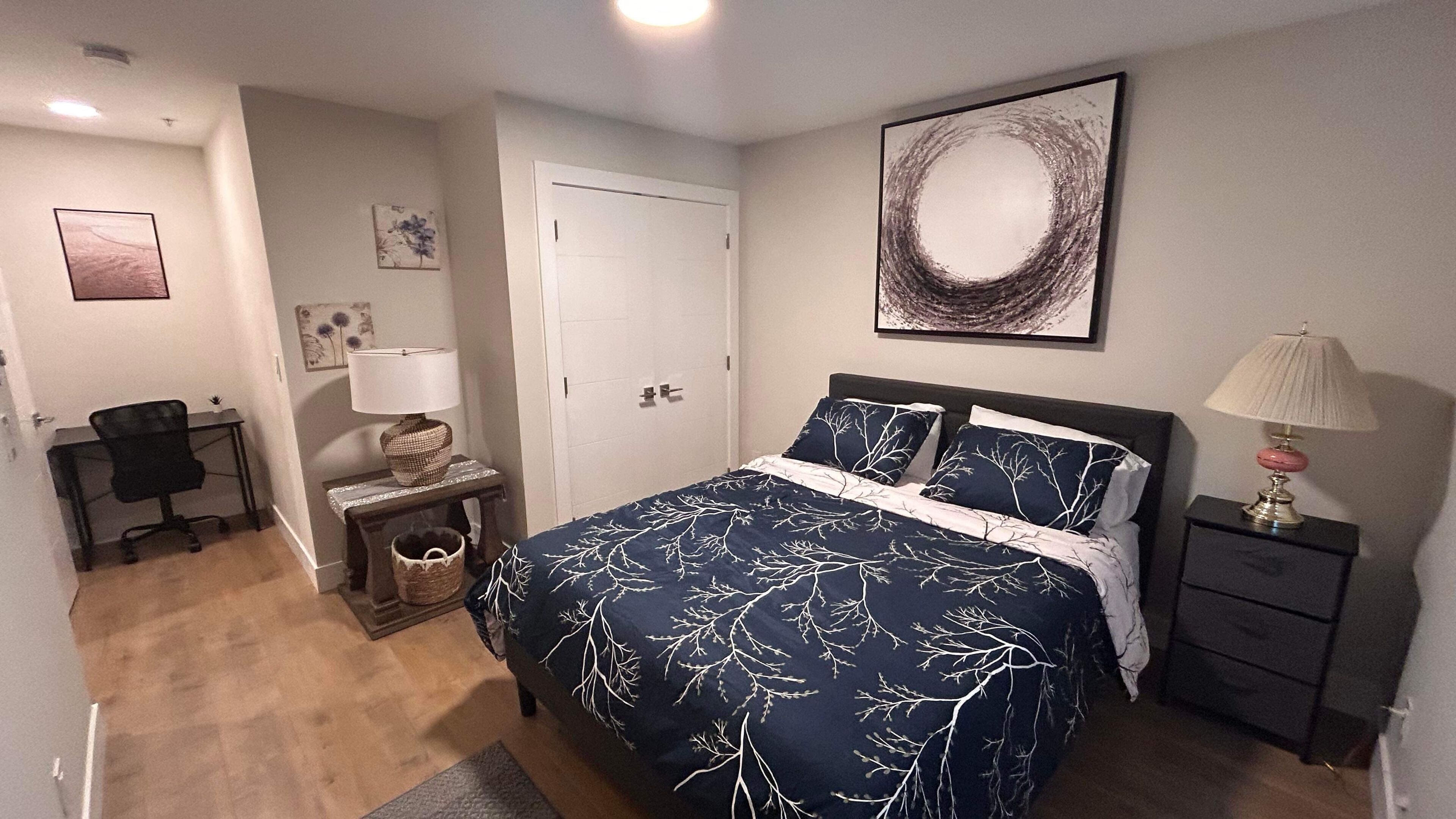 2 bedrooms, desk, iron/ironing board, free WiFi
