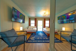 1 habitación, escritorio, tabla de planchar con plancha y wifi 