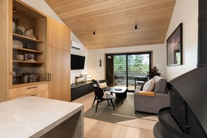 Suite Majestueuse, balcon | Coin séjour