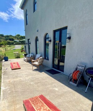 Terrace/patio - Tranquil Buck Island Views - Steps from the Beach (Christiansted)