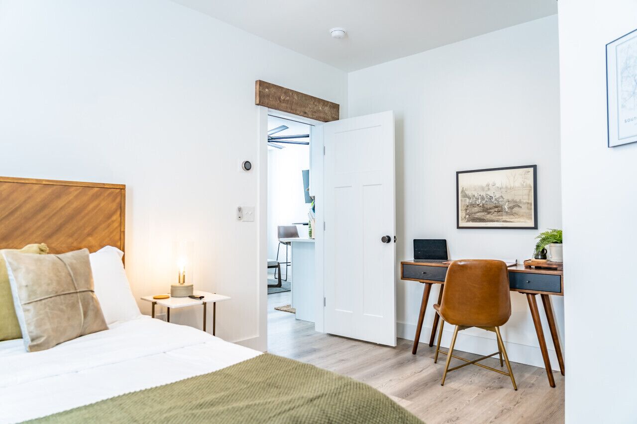 1 slaapkamer, een bureau, een strijkplank/strijkijzer, gratis wifi