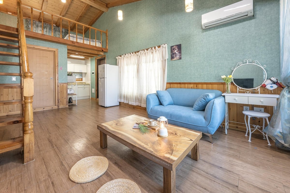 Eenvoudige kamer, 1 slaapkamer (blue) | 1 slaapkamer, gratis wifi