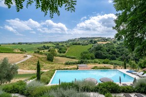 Una piscina riscaldata